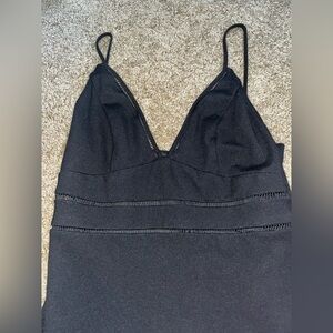 Lulu's Black Mini Dress